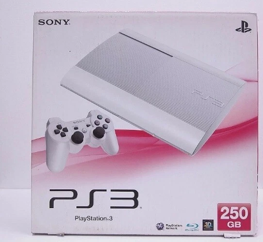 Sony PlayStation 3 - Super Slim White Video Game Consoles for sale
