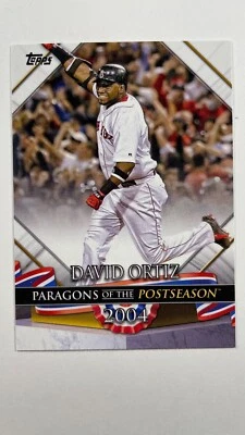 2022 Topps Update Paragons of the Postseason David Ortiz #PP-2 Boston Red Sox - Image 1 of 2