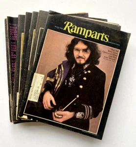 1967 1968 14 Ramparts Magazine Counterculture MLK Kesey Hoffman O'Leary 1960s - Picture 1 of 17