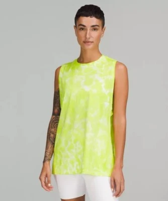 Lululemon All Yours Tank *Tie Dye MAR5 Yellow Green Women’s Size 2 - Image 1 of 4