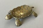 Vintage Brass Turtle Trinket Ring Coin Dish / Soap Dish