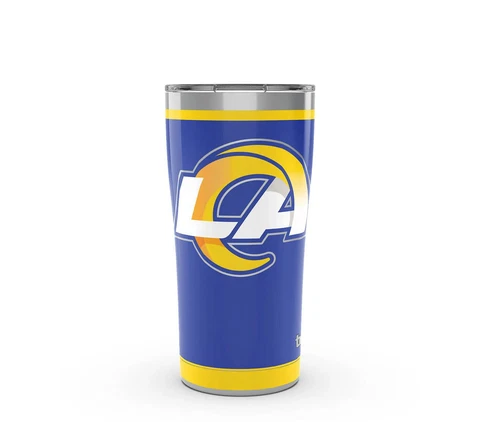 LOS ANGELES RAMS, 20oz STAINLESS STEEL TUMBLER FROM TERVIS  WITH LID INCLUDED Cover
