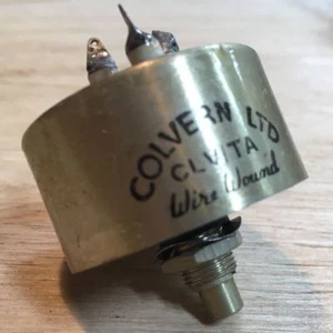 Vintage Colvern Wire Wound Volume / Tone Pot Potentiometer 100k - NOS - England - Foto 1 di 6
