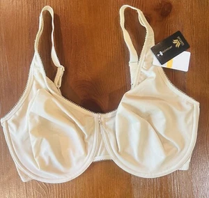 Wacoal Minimizer Bra Sz#36H Beige 855192 Basic Beauty Full Coverage Underwire - Picture 1 of 11