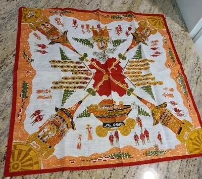 Pañuelo Matsuri Oriental Gion Festival? Linterna Yamaboko Naranja 19" Foto 1 de 4