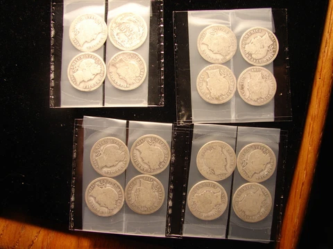 Barber dimes (4) as pictured Cover