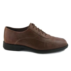 Johnston & Murphy Mens Oxfords Shoes Brown Lace Up Square Toe Casual Dress 9.5 M - Picture 1 of 9