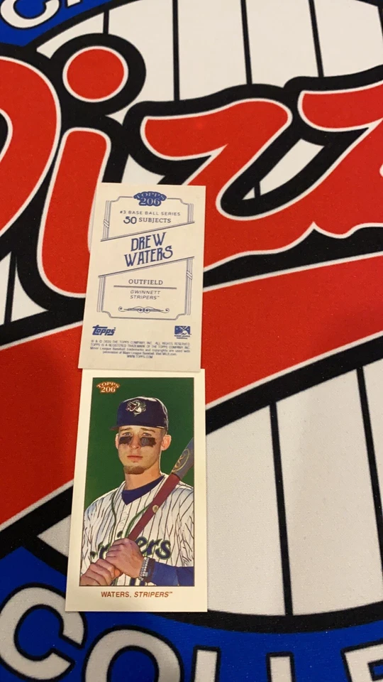 2020 Topps 206 T206 Online Exclusive Drew Waters Stripers 49 - Image 1 of 1
