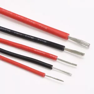 Cable de cobre estañado UL3239 silicona cable de alta tensión 6KV 22-14 AWG 1/5/10m - Imagen 1 de 7