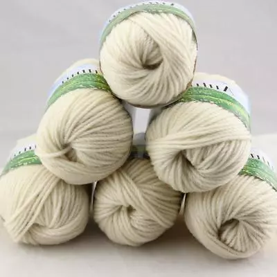 Sale DIY 6 Ballsx50g Quick Hand Knitting Wool Silk Yarn Warm Wrap Shawl Scarf 01 - Image 1 of 3