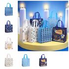 4pcs Portable Non-woven Tote Bag Candle Handbag Shopping Bag  Storage Bag