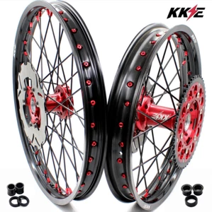 Llantas de enduro KKE 21/18"" aptas para Honda CR125R CR250R 2000-2001 ruedas con radios bujes CNC - Imagen 1 de 13