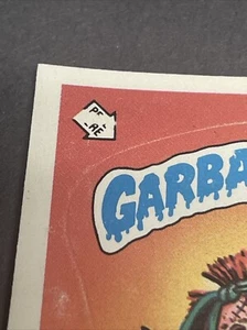 1986 Garbage Pail Kids 4th Series - 156a Warrin Warren - Peel Here Error - Bild 1 von 3