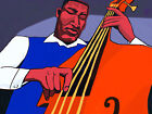 WILBUR WARE PRINT affiche jazz contrebasse le Chicago son cd monk miles   