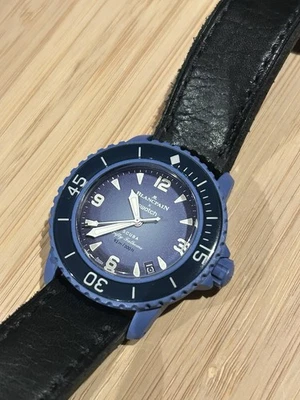 Swatch x Blancpain Fifty Fathoms Océano Atlántico - Automático - Correa de cuero Foto 1 de 4