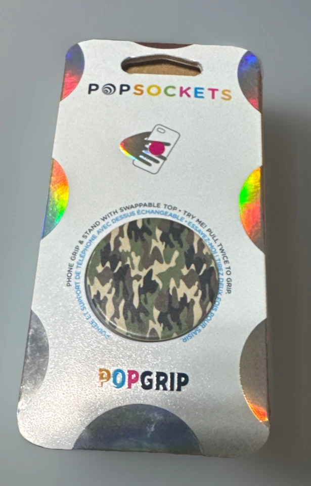 PopSockets Phone Grip with Expanding Kickstand, Nature PopGrip - Woodland Camo - Image 1 of 1