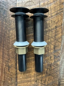 2 Bathroom Sink Pop Up Clicker Drain - Black 304 SUS Ni8 Cr18 - Selling As-is - Picture 1 of 3