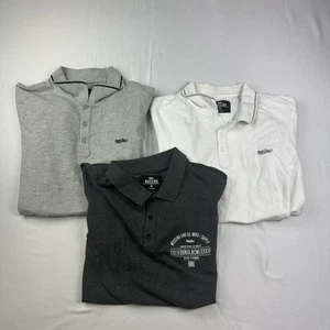 Mossimo Polo Shirt Bulk Lot Men’s Size XL White Grey Black 3 Shirts Golf Casual - Picture 1 of 24