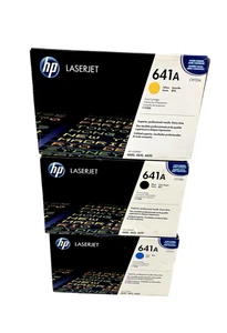 HP 641A Tonerkartuschen Cyan, Schwarz, Gelb - 3er Set - Bild 1 von 11