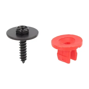 FIT AUDI BODY FENDER BUMPER RETAINER METAL FASTENER SCREW HEX WASHER EXPAND NUT - Picture 1 of 6