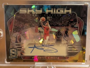 2024 Spectra Anfernee Simons SKY-AFS /49 AUTO - Picture 1 of 4