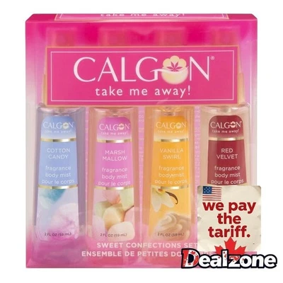 Calgon Take Me Away Sweet Confections 4 Pc fragrance Body Mist Gift Set - Image 1 of 2