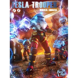 Tesla Troopermaquette Figurine Tesla Trooper |border Model|ba-001| 1:12 Maquette - Foto 1 di 9