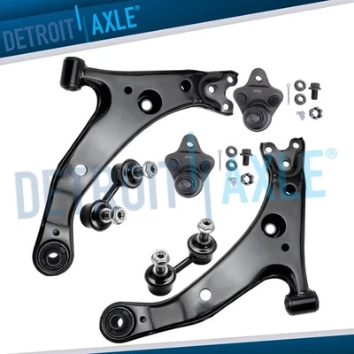 Front Lower Control Arms with Ball Joints Sway Bar Links for Chevrolet GEO Prizm - Изображение 1 из 4