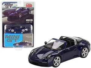 1/64 Mini GT Porsche 911 Targa 4S (Gentian Blue Metallic) Diecast Model MGT00412 - Picture 1 of 1