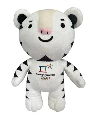 Muñeca Soohorang mascota olímpica de invierno PyeongChang 2018 Corea 12 pulgadas Foto 1 de 4