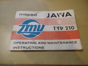 Jawa 210 Economy Moped original Fabrikbesitzer Handbuch Scheckheft (BC) - Bild 1 von 17