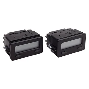 Lot of 2 Red Lion CUB7T100 Timer Module, 8-Digit Display, 1/32 DIN, *NO BATTERY* - Picture 1 of 8