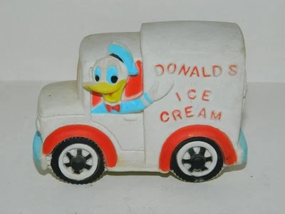 DONALDS ICE CREAM TRUCK SQUEAK TOY - DONALD DUCK – 4.5” LONG - Image 1 of 4