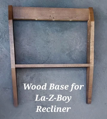 LA-Z-BOY Lazy Boy Lazboy Recliner Fixed Base Stand Brown Used_LB01 - Image 1 of 4