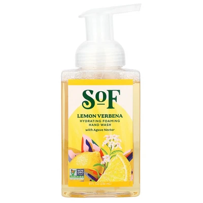 Hydrating Foaming Hand Wash with Agave Nectar, Lemon Verbena, 8 fl oz (236 ml) - Image 1 of 2