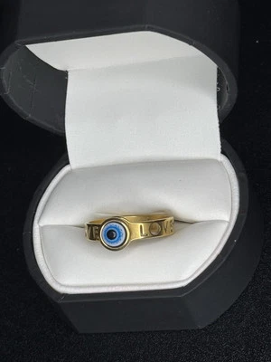 Titanium Gold Plated Ring Size 10 - Image 1 of 2