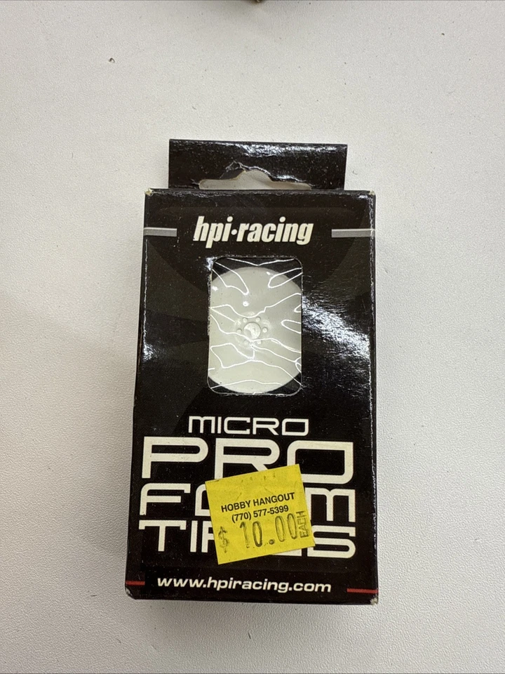 Hpi Micro 4157 1/18 Pro Foam Tires A Medium Compound White Dish B143 - Image 1 of 3