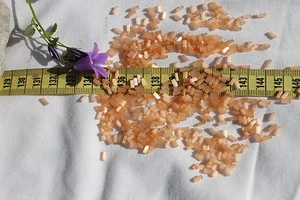 5 mm Vintage Veneciano Italia Cuentas de Corneta Satén Naranja Luz Artesanía Joyería / 1 oz - Imagen 1 de 1