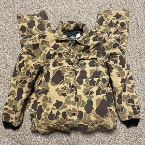 Vintage SafTBak Camouflage Duck Insulated Coveralls Large 42x44 - Picture 1 of 17