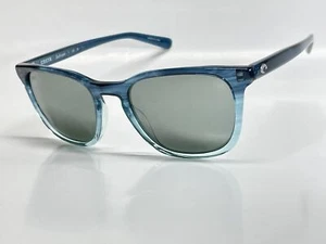 Costa Del Mar Sullivan Teal Fade Rahmen grau silber verspiegelt 580 Glas Linse - Bild 1 von 10