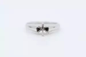 Anello da donna in platino 950 misura 8,5 (7,6 g) - Foto 1 di 6
