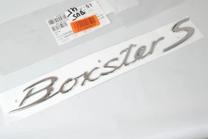 Genuine Porsche Boxster S Emblem in Chrome 987 2008-2012 Insigna Logo - Picture 1 of 3