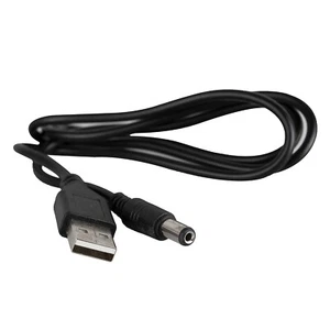 USB Male to DC 5.5 x 2.1mm Jack Power Cable 5V Charger Plug Adapter Wire Lead - Picture 1 of 6