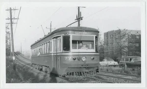 Trolley Philadelphia Suburban Transit Company No. 77 años 50 - Imagen 1 de 2