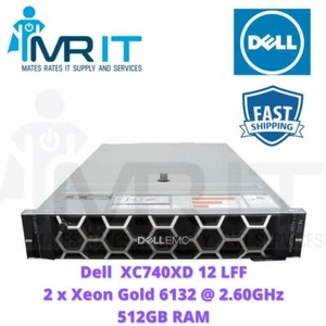 Dell XC740XD-12 | 12 LFF | 2 x Xeon Gold 6132 CPU | 512GB RAM | 2 x 750W PSU - Picture 1 of 1