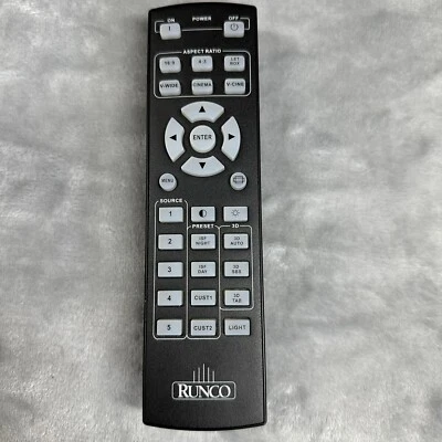 Mando a distancia para proyector Runco UR30AEC073T original probado funcionando Foto 1 de 4