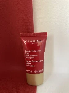 Clarins Super Restorative Night All Skin Types 0.5 Oz - Picture 1 of 1