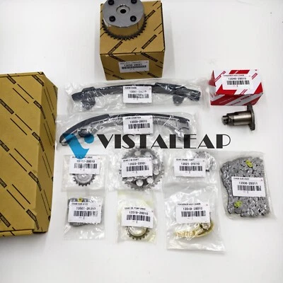 OEM Timing Chain For TOYOTA Camry RAV4 Highlander 2AZFE 2.4L Scion TC+VVT Gear - Image 1 of 4