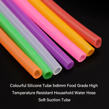 Colourful Silicone Tube 5x8mm Food Grade High Temperature Resistant Household 