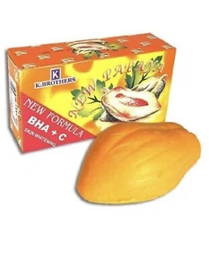 K. Brothers Papaya BHA+C New Formula Skin Lightening Soap 135g (Pack of 6)